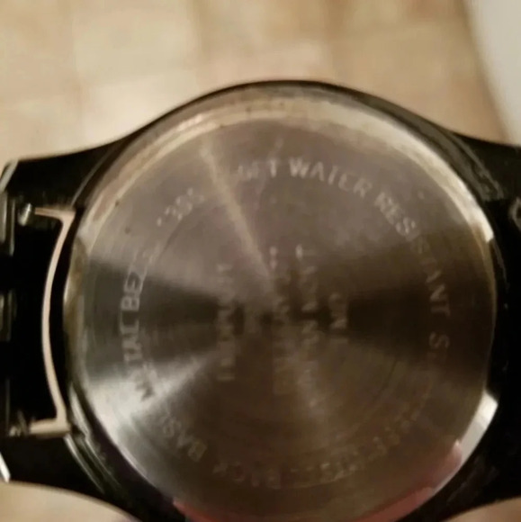 Men’s Black -Blueish Nordstrom Watch FMDPU011 -Water Resistant,1-1/2" Face - Picture 3 of 6